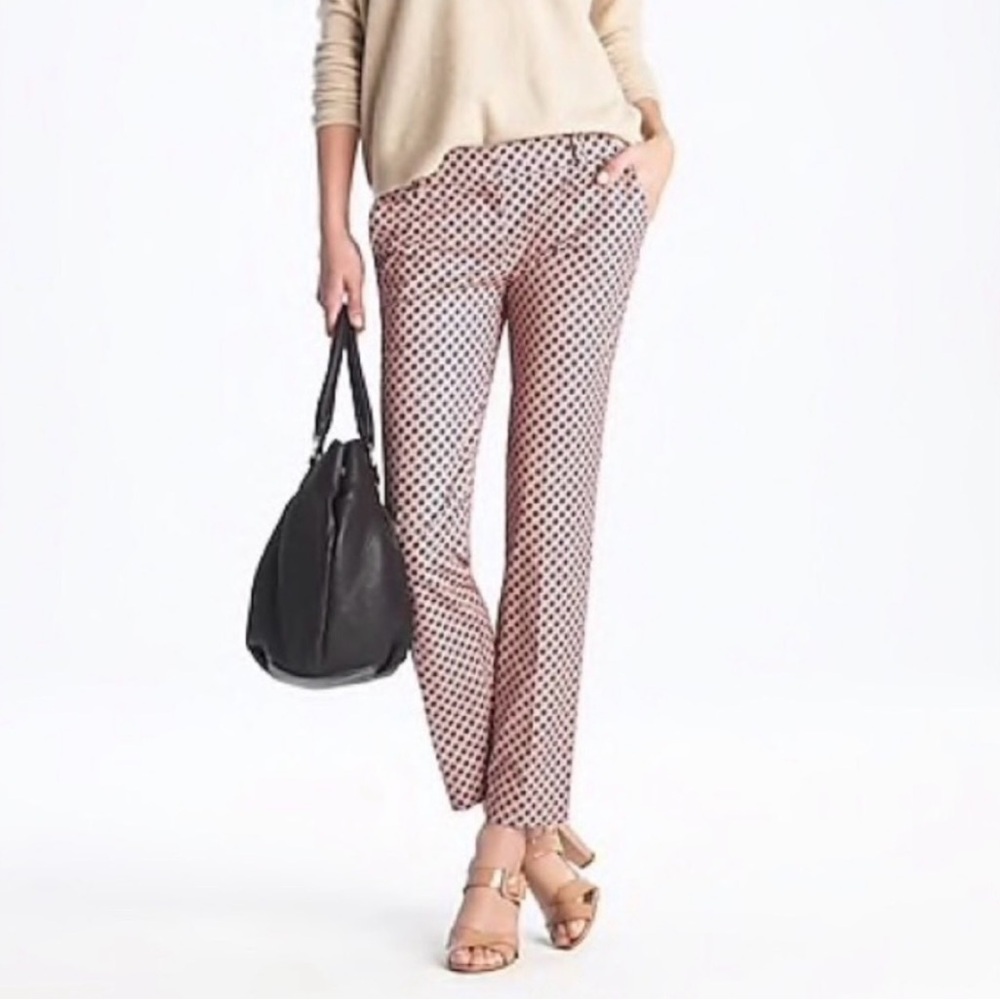 J. Crew Café Capri in Foulard Floral Print